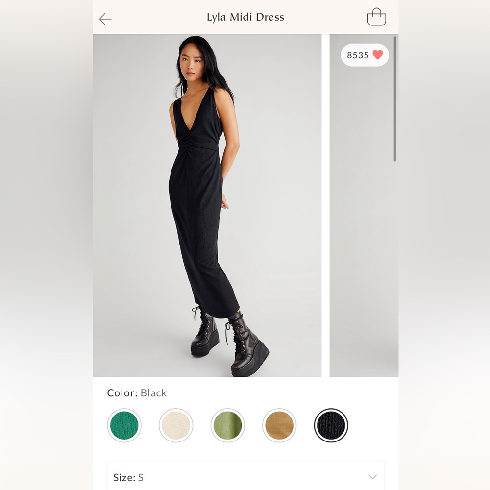 Free People Lyla Midi Dress